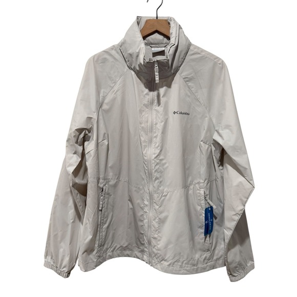 Columbia Jackets & Blazers - Columbia Womens Switchback III Wind Breaker Jacket Waterproof Sz 2X Light Gray